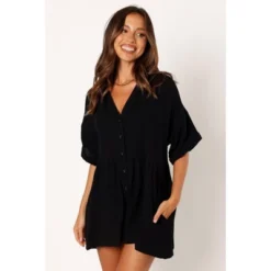 Petal And Pup Womens Winny Romper - Black 0 11 Petal And Pup Womens Winny Romper - Black 0 -Petal and Pup Store GUEST 02e7a1e8 d308 4fd0 bf85 44c013bf2e8f