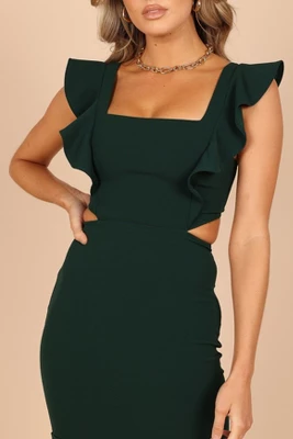 Petal And Pup Womens Yvonne Hi Lo Midi Dress 3 Petal And Pup Womens Yvonne Hi Lo Midi Dress - Image 3