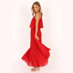 Petal And Pup Womens Gia Pleated Halterneck Maxi Dress -Petal and Pup Store GUEST 23c1a0a6 5240 4158 8b81 b06479472a95