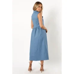 Petal And Pup Womens Sonja Midi Dress - Steel Blue XS 8 Petal And Pup Womens Sonja Midi Dress - Steel Blue XS -Petal and Pup Store GUEST 2fc71a63 e0a4 4c9f 8c98 636f4d86f382