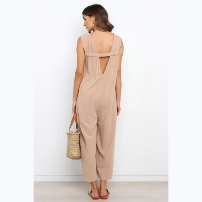 Petal And Pup Women's Yardlee Jumpsuit - Mocha 4 4 Petal And Pup Women's Yardlee Jumpsuit - Mocha 4 - Image 4