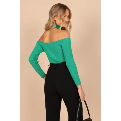 Petal And Pup Womens Kayden Cold Shoulder Cut Out Knit Sweater 4 Petal And Pup Womens Kayden Cold Shoulder Cut Out Knit Sweater - Image 4