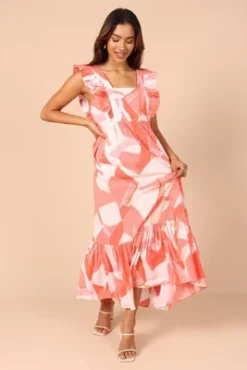 Petal And Pup Womens Mariapia Frill Midi Dress 14 Petal And Pup Womens Mariapia Frill Midi Dress -Petal and Pup Store GUEST 37a9840c 8f56 4e0e b892 56077ce5369f