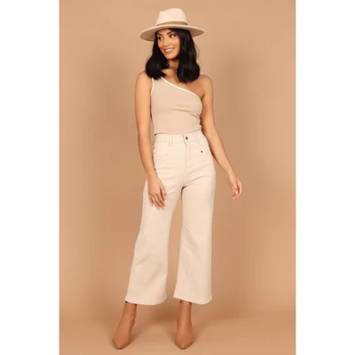 Petal And Pup Womens Georgette High Waisted Straight Leg Pants 6 Petal And Pup Womens Georgette High Waisted Straight Leg Pants - Image 6