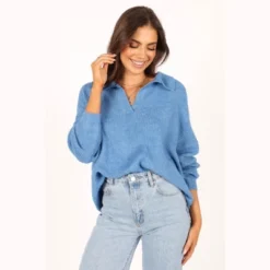 Petal And Pup Shay Collar Knit Sweater