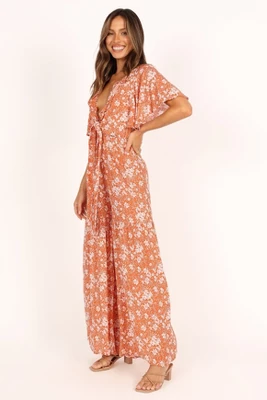 Petal And Pup Womens Luelle Tie Front Jumpsuit 3 Petal And Pup Womens Luelle Tie Front Jumpsuit - Image 3