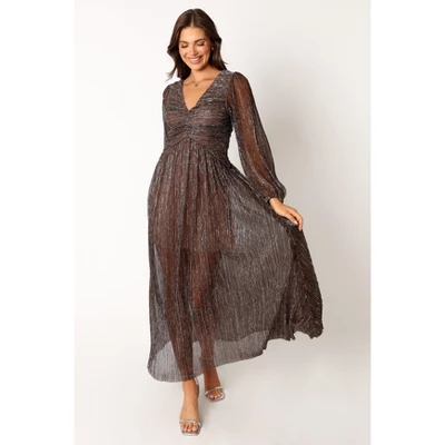 Petal And Pup Womens Lustre Long Sleeve Midi Dress 8 Petal And Pup Womens Lustre Long Sleeve Midi Dress - Image 8