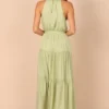 Petal And Pup Womens Makayla Halter Maxi Dress