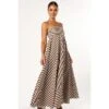 Petal And Pup Womens Bowie Strapless Maxi Dress