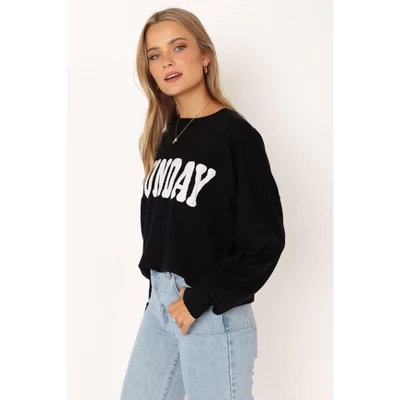 Petal And Pup Sunday Crewneck Knit Sweater 2 Petal And Pup Sunday Crewneck Knit Sweater - Image 2