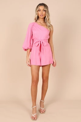 Petal And Pup Womens Krisa One Shoulder Romper 2 Petal And Pup Womens Krisa One Shoulder Romper - Image 2