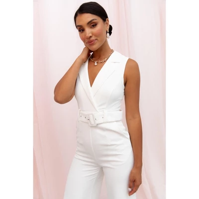 Petal And Pup Womens Sienna Belted Jumpsuit 2 Petal And Pup Womens Sienna Belted Jumpsuit - Image 2