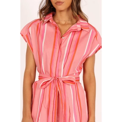 Petal And Pup Womens Addie Tie Waist Romper 2 Petal And Pup Womens Addie Tie Waist Romper - Image 2