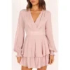 Petal And Pup Womens Adalia Frill Long Sleeve Romper