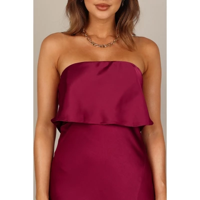 Petal And Pup Womens Vienna Strapless Midi Dress 4 Petal And Pup Womens Vienna Strapless Midi Dress - Image 4