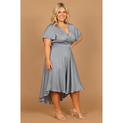 Petal And Pup Womens Amanda Hi Lo Tie Front Dress 9 Petal And Pup Womens Amanda Hi Lo Tie Front Dress - Image 9