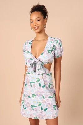 Petal And Pup Womens Adanna Tie Front Mini Dress 7 Petal And Pup Womens Adanna Tie Front Mini Dress - Image 7