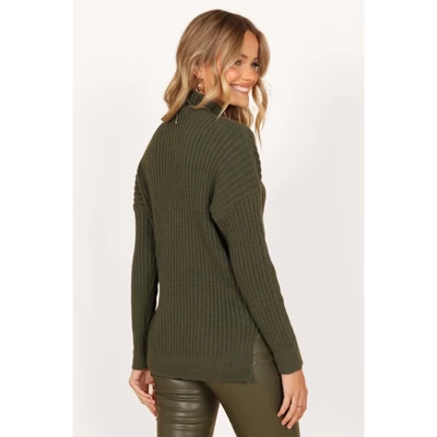 Petal And Pup Alyssa Crewneck Oversized Pocket Knit Sweater 3 Petal And Pup Alyssa Crewneck Oversized Pocket Knit Sweater - Image 3