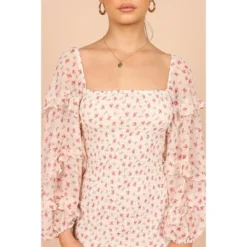 Petal And Pup Womens Bonita Shirred Frill Long Sleeve Bodycon Midi Dress 11 Petal And Pup Womens Bonita Shirred Frill Long Sleeve Bodycon Midi Dress -Petal and Pup Store GUEST 6e3f4f39 d7e5 4bad 84a5 e2d3b4eee397