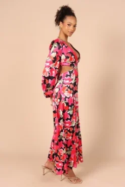 Petal And Pup Womens Teena Puff Sleeve Cutout Midi Dress 10 Petal And Pup Womens Teena Puff Sleeve Cutout Midi Dress -Petal and Pup Store GUEST 79936cc0 e52f 4c5d 87d6 855a949fb800