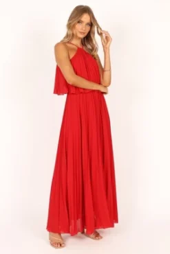 Petal And Pup Womens Gia Pleated Halterneck Maxi Dress -Petal and Pup Store GUEST 7d7519e3 be07 4c5e b6d3 ac37a800ca49