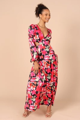 Petal And Pup Womens Teena Puff Sleeve Cutout Midi Dress 7 Petal And Pup Womens Teena Puff Sleeve Cutout Midi Dress - Image 7