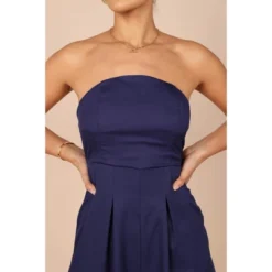 Petal And Pup Womens Jonie Strapless Jumpsuit