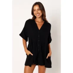 Petal And Pup Womens Winny Romper - Black 0 9 Petal And Pup Womens Winny Romper - Black 0 -Petal and Pup Store GUEST 8867019a 9900 439e 8d49 ebb0e24f280c