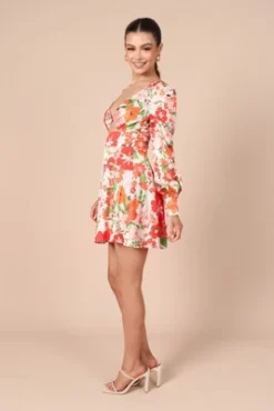 Petal And Pup Womens Tanaya Puff Sleeve Skater Skirt Mini Dress -Petal and Pup Store GUEST 8ccf5fc3 f789 4069 8ef4 a94c98099b93