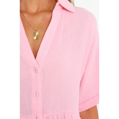 Petal And Pup Womens Winny Romper - Pink 0 6 Petal And Pup Womens Winny Romper - Pink 0 - Image 6