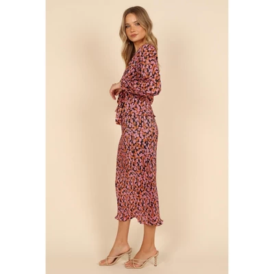 Petal And Pup Womens Minelli Pleat Midi Skirt 8 Petal And Pup Womens Minelli Pleat Midi Skirt - Image 8