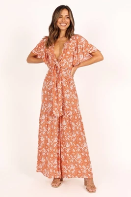 Petal And Pup Womens Luelle Tie Front Jumpsuit 5 Petal And Pup Womens Luelle Tie Front Jumpsuit - Image 5