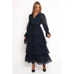 Petal And Pup Antoinette Long Sleeve Tiered Maxi Dress - Navy S 7 Petal And Pup Antoinette Long Sleeve Tiered Maxi Dress - Navy S -Petal and Pup Store GUEST 9d854c96 8cde 4743 8219 9c63b0b4d9ef