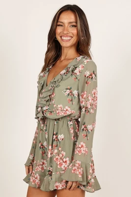 Petal And Pup Womens Rilynn Frill Long Sleeve Playsuit 4 Petal And Pup Womens Rilynn Frill Long Sleeve Playsuit - Image 4