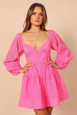 Petal And Pup Womens Augusta Long Sleeve Mini Dress 1 Petal And Pup Womens Augusta Long Sleeve Mini Dress