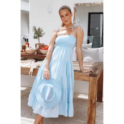 Petal And Pup Womens Carrol Shirred Bodice Maxi Dress 3 Petal And Pup Womens Carrol Shirred Bodice Maxi Dress - Image 3