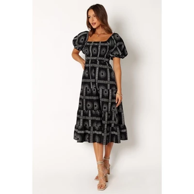 Petal And Pup Womens Soliel Puff Sleeve Midi Dress 4 Petal And Pup Womens Soliel Puff Sleeve Midi Dress - Image 4