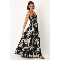 Petal And Pup Womens Angelique Strapless Maxi Dress