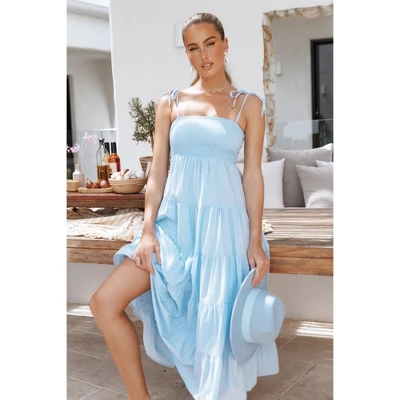 Petal And Pup Womens Carrol Shirred Bodice Maxi Dress 2 Petal And Pup Womens Carrol Shirred Bodice Maxi Dress - Image 2