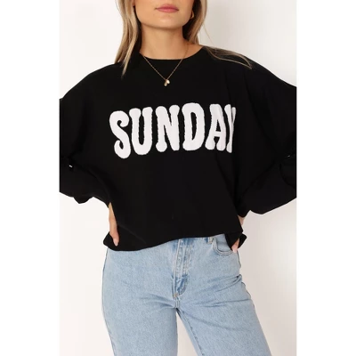 Petal And Pup Sunday Crewneck Knit Sweater 5 Petal And Pup Sunday Crewneck Knit Sweater - Image 5