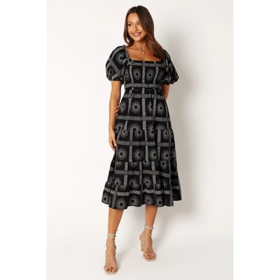 Petal And Pup Womens Soliel Puff Sleeve Midi Dress 1 Petal And Pup Womens Soliel Puff Sleeve Midi Dress