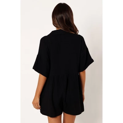 Petal And Pup Womens Winny Romper - Black 0 3 Petal And Pup Womens Winny Romper - Black 0 - Image 3
