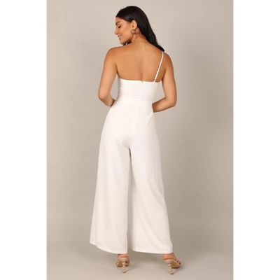 Petal And Pup Womens Leyton Jumpsuit - White 2 2 Petal And Pup Womens Leyton Jumpsuit - White 2 - Image 2