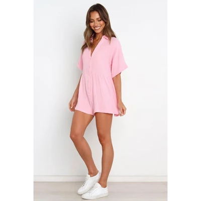 Petal And Pup Womens Winny Romper - Pink 0 5 Petal And Pup Womens Winny Romper - Pink 0 - Image 5