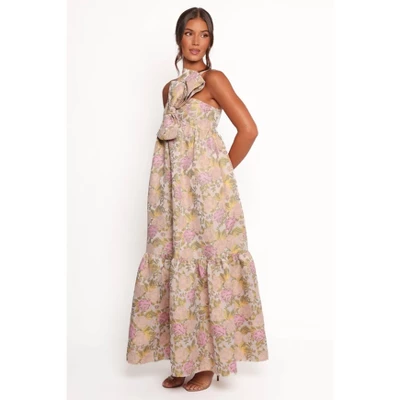 Petal And Pup Betina Bow Front Maxi Dress - Multi Floral XL 1 Petal And Pup Betina Bow Front Maxi Dress - Multi Floral XL