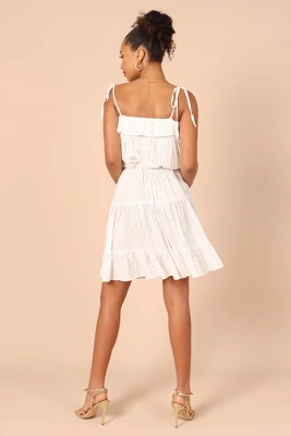 Petal And Pup Womens Twist Tie Shoulder Mini Dress 1 Petal And Pup Womens Twist Tie Shoulder Mini Dress