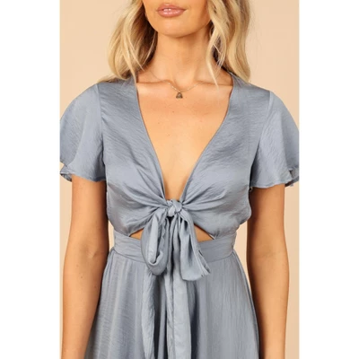 Petal And Pup Womens Amanda Hi Lo Tie Front Dress 1 Petal And Pup Womens Amanda Hi Lo Tie Front Dress
