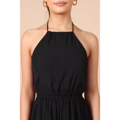 Petal And Pup Womens Irvine Halter Straight Leg Jumpsuit 2 Petal And Pup Womens Irvine Halter Straight Leg Jumpsuit - Image 2