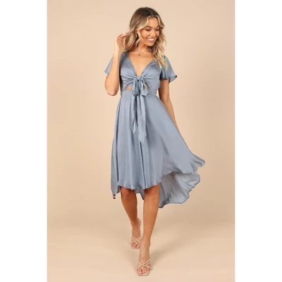 Petal And Pup Womens Amanda Hi Lo Tie Front Dress 10 Petal And Pup Womens Amanda Hi Lo Tie Front Dress - Image 10
