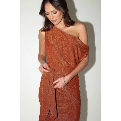 Petal And Pup Womens Santiago Off Shoulder Midi Dress 1 Petal And Pup Womens Santiago Off Shoulder Midi Dress